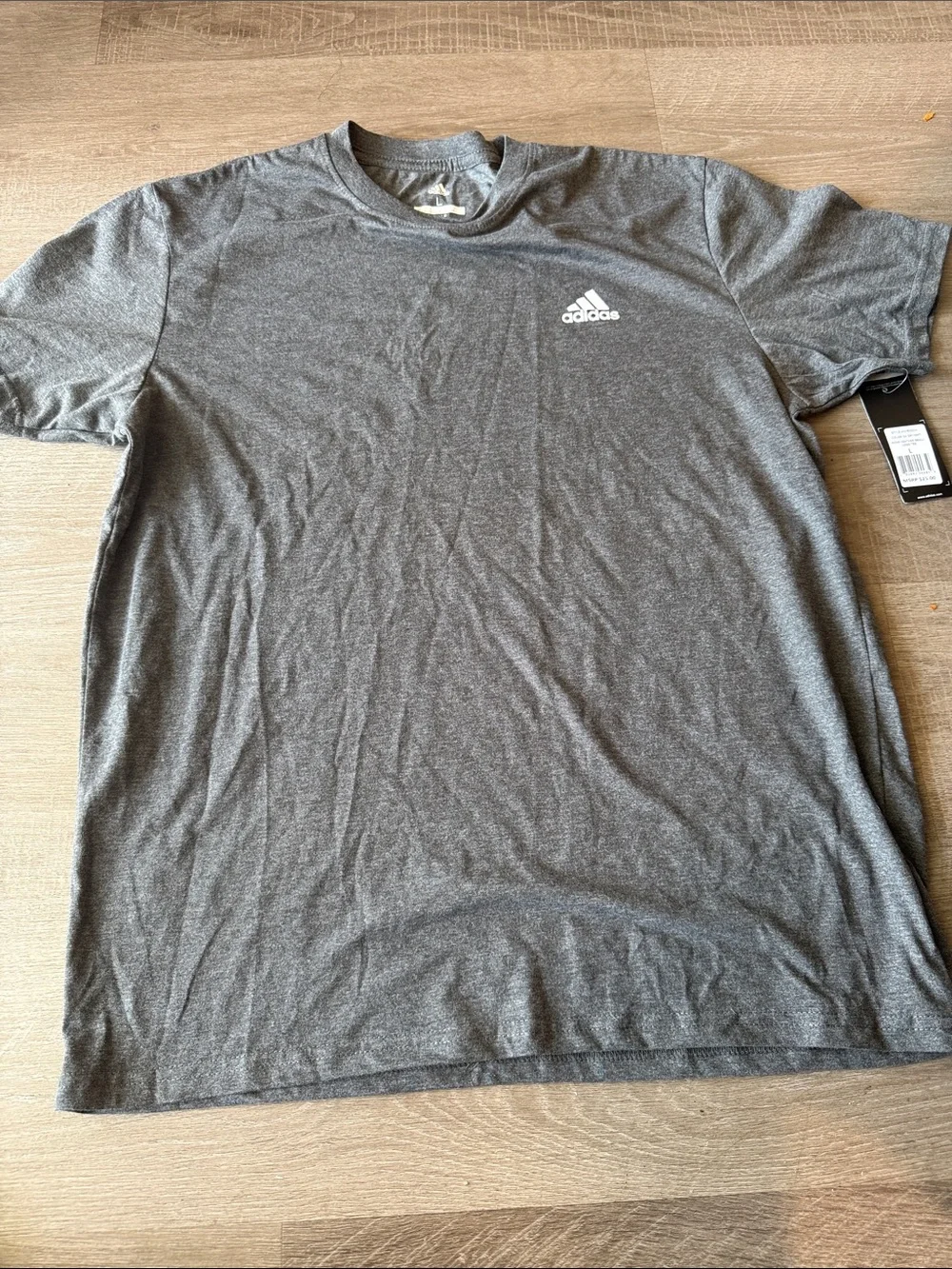 Adidas Men’s Performance Golf Polo Tee Heathered Gray L NWT